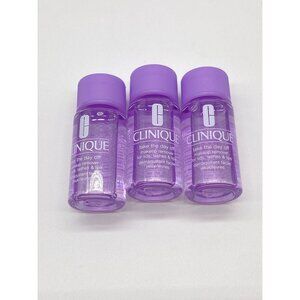 3 Clinique Take The Day Off Makeup Remover Lids, Lashes & Lips 1 oz